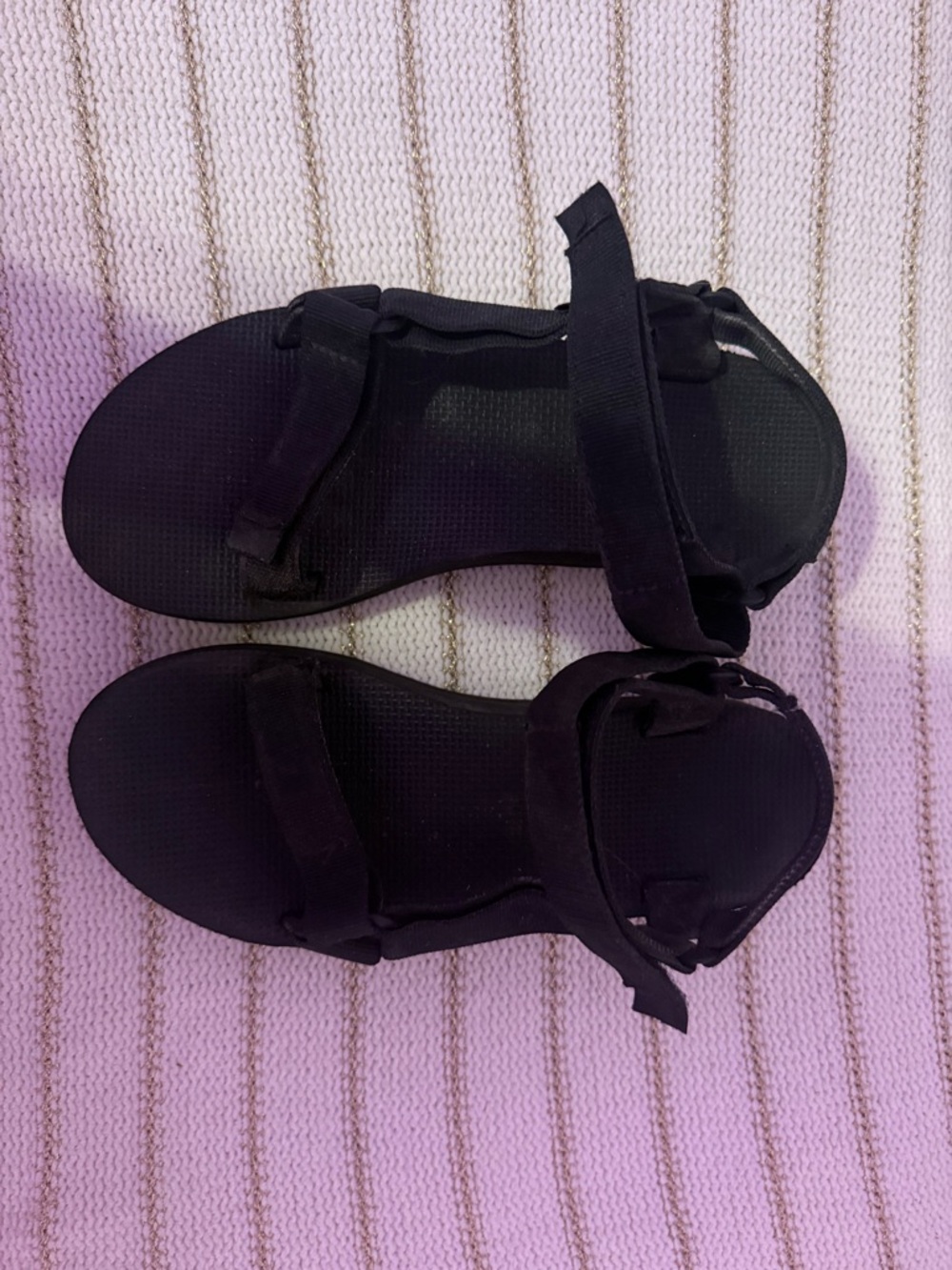 Teva Black Platform Sport Sandals - Picture 3 of 4